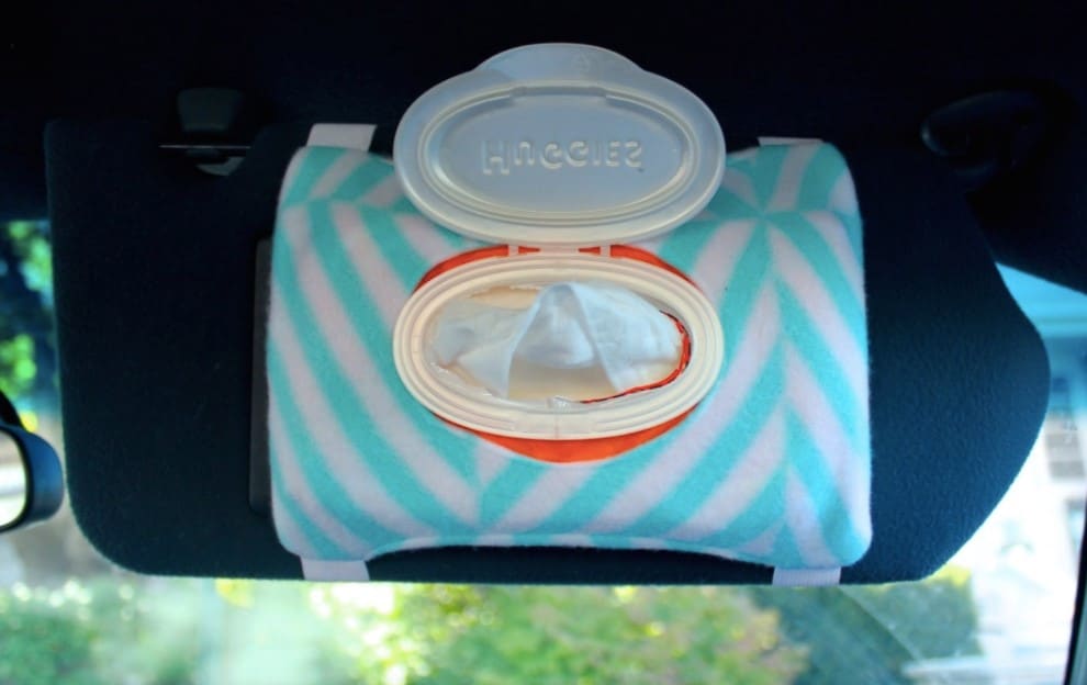 baby wipes in car