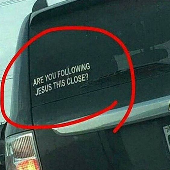 are you following jesus this close