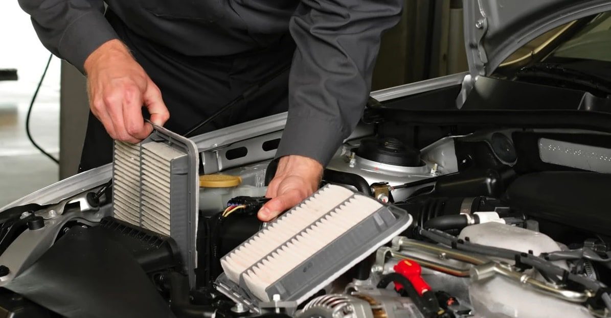 changing the air filter