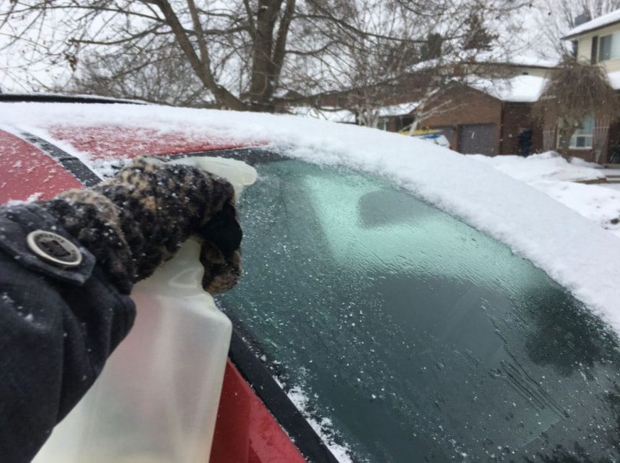 diy windshield de-icer