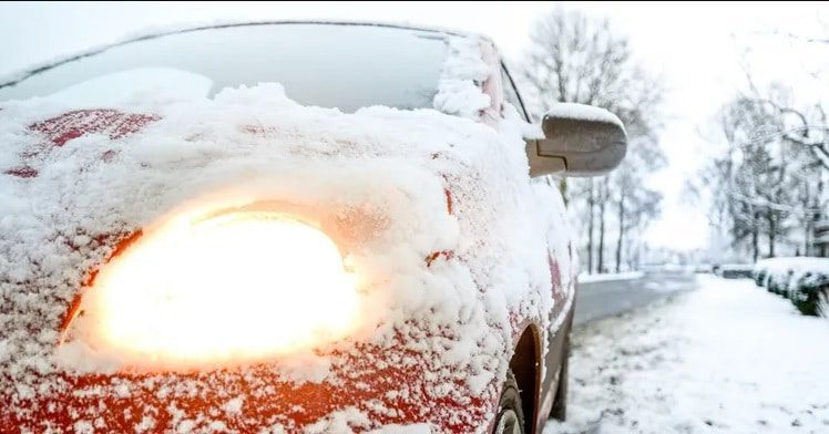 lessen frost by parking your car facing east