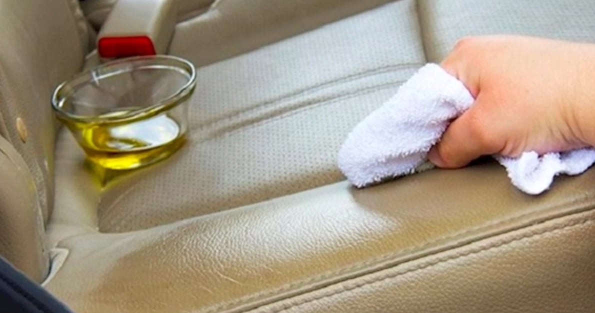 olive oil leather seat polish