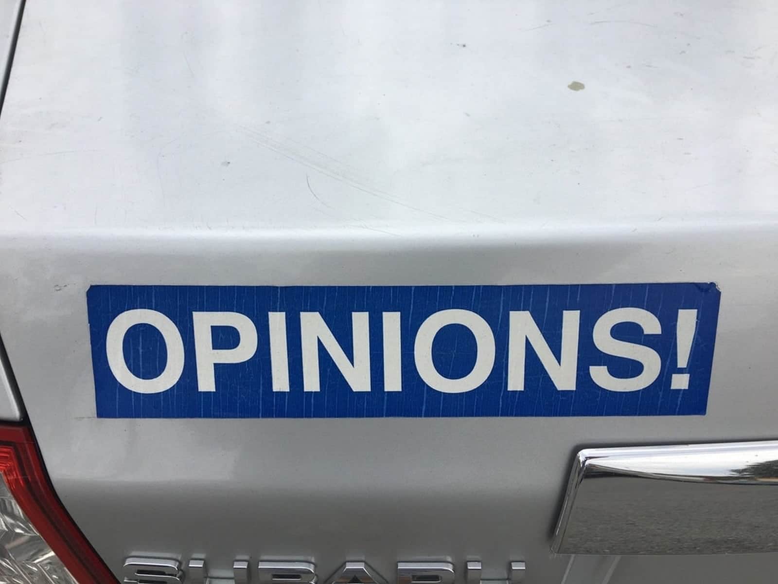 opinions