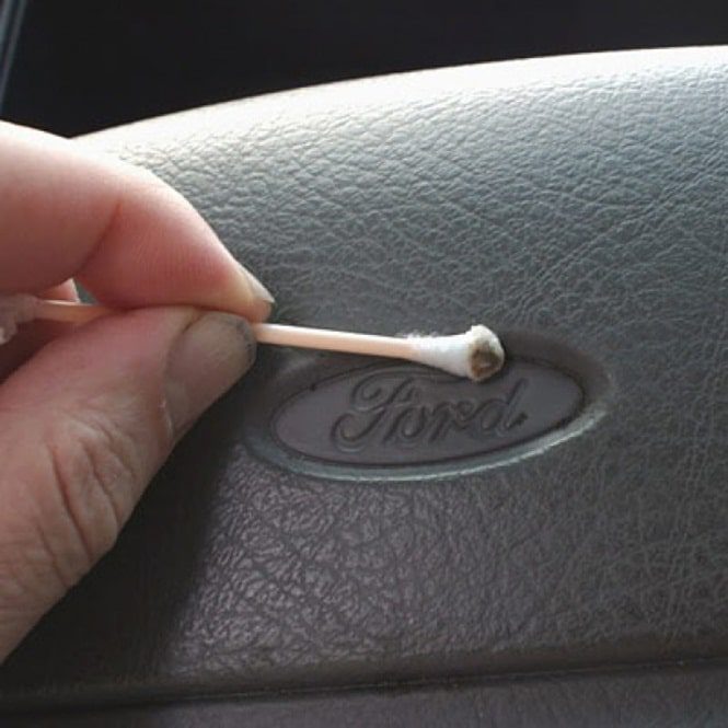 q-tips for car cleaning