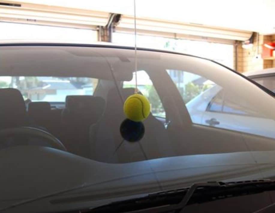 tennis ball garage parking guide