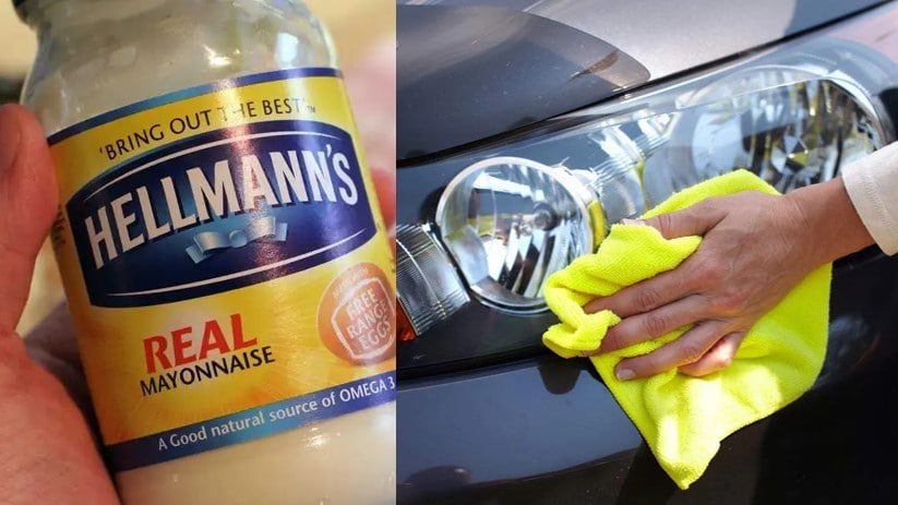 mayonnaise tar removal
