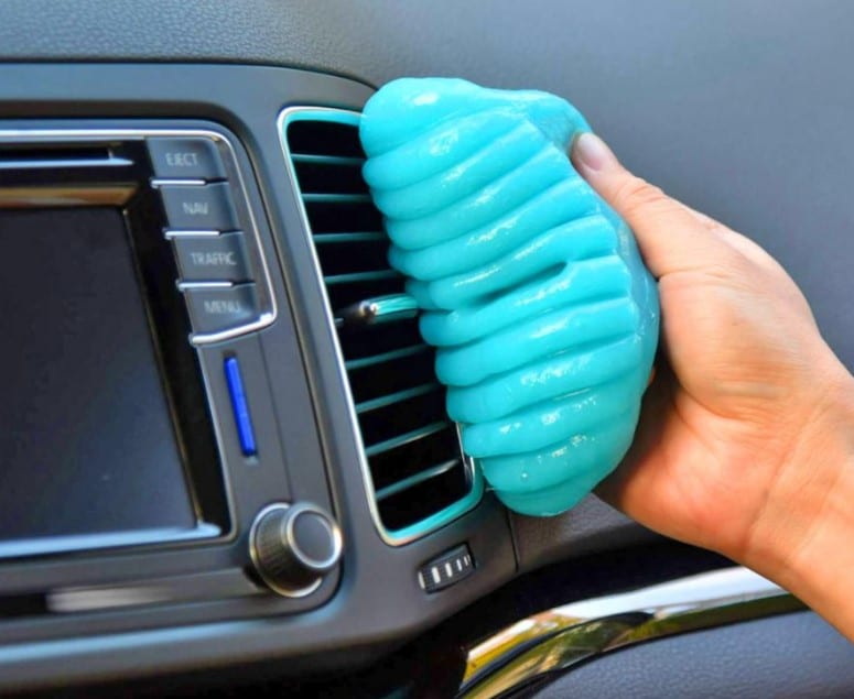 slime car cleaning hack