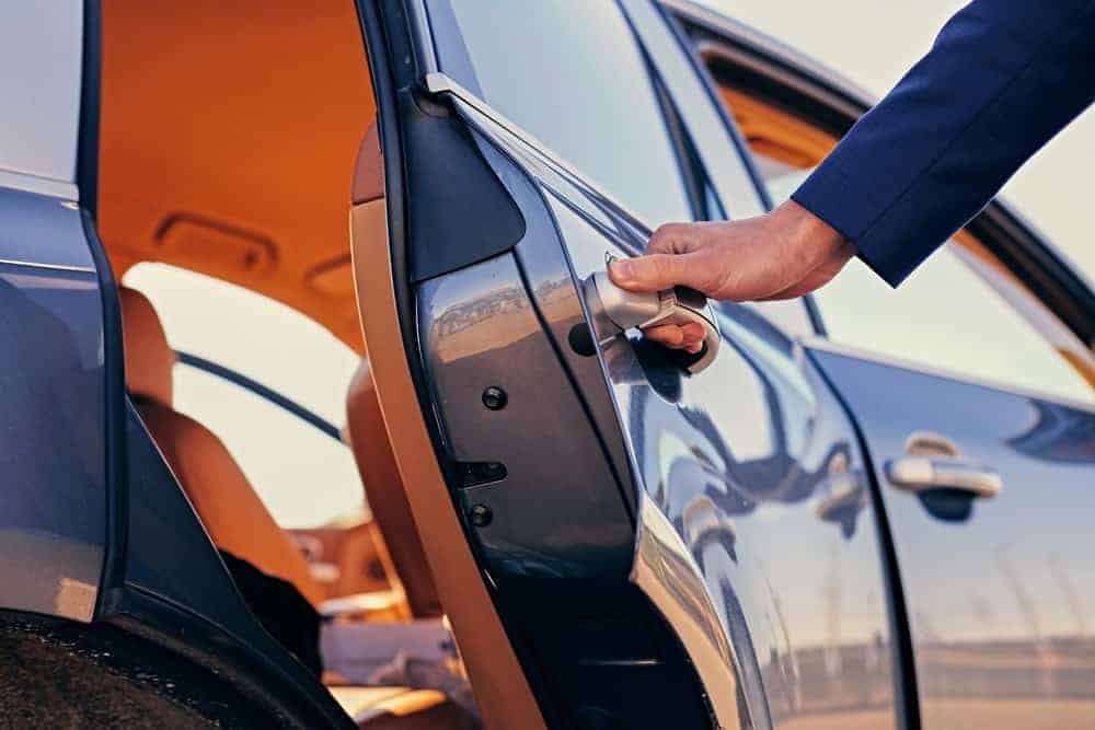 open car door for kids
