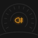 fog light indicator on dashboard