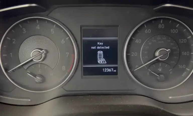 hyundai key not detected