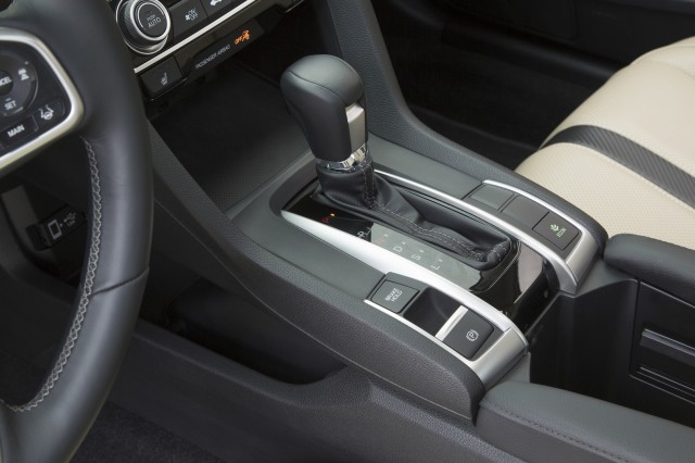 2016 honda civic interior