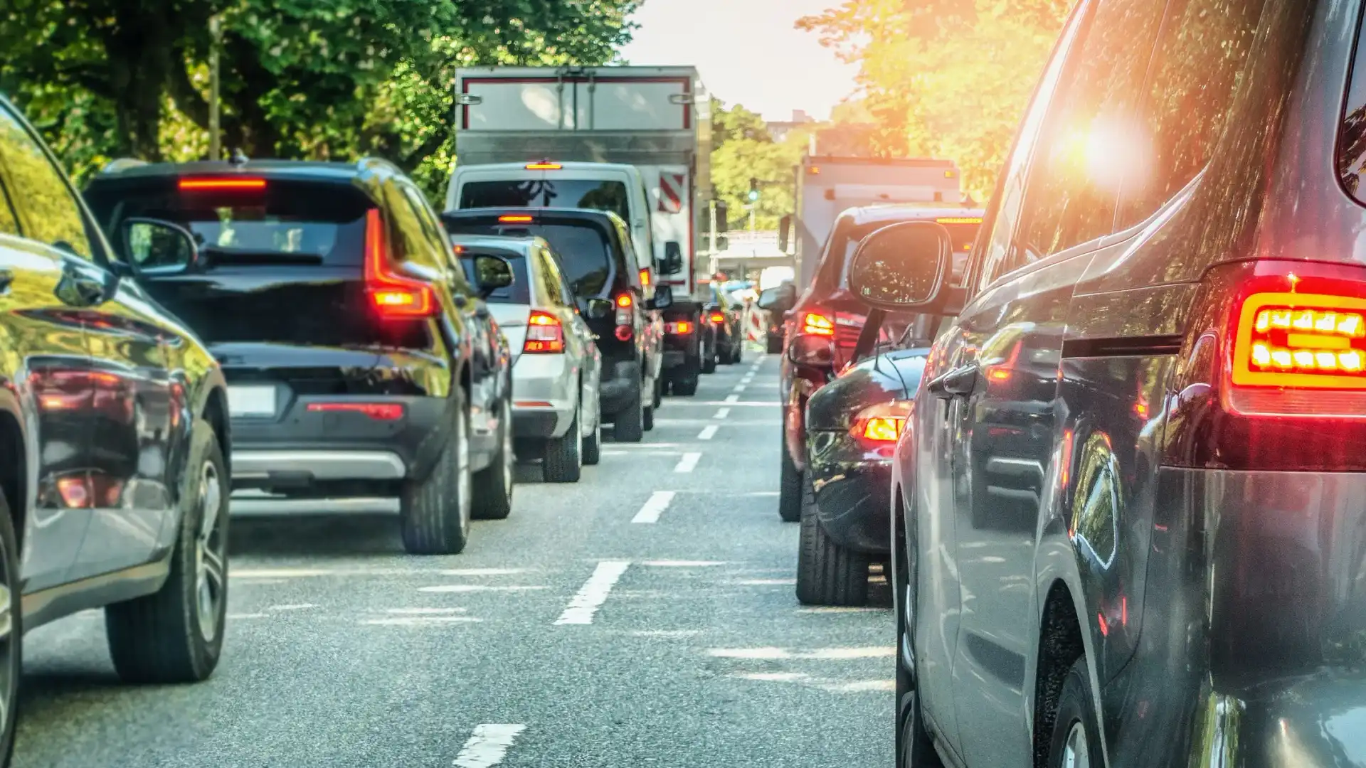 cars in traffic