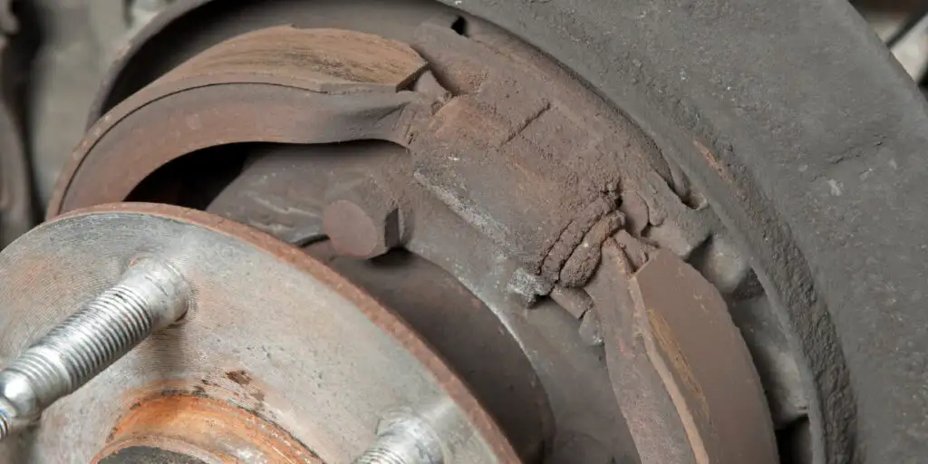 damaged parking brake