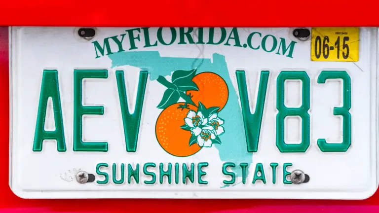 florida license plate