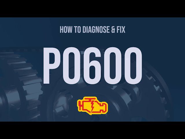 mercedes p0600 code