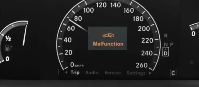 mercedes rising malfunction