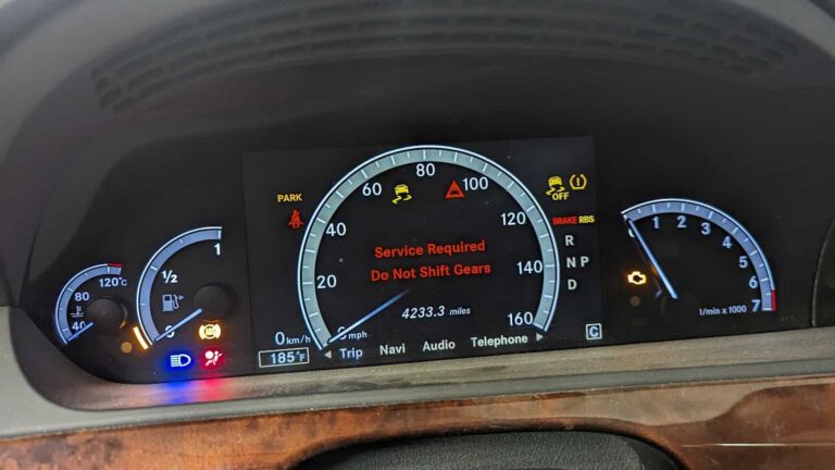 service required do not shift gears