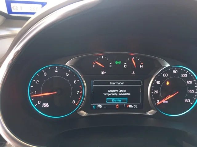 adaptive cruise control temporarily unavailable