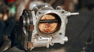dirty throttle body