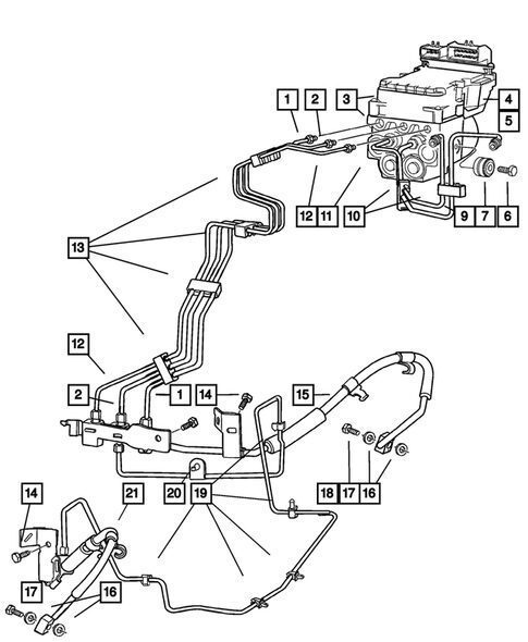 ram 1500 brake system diagram