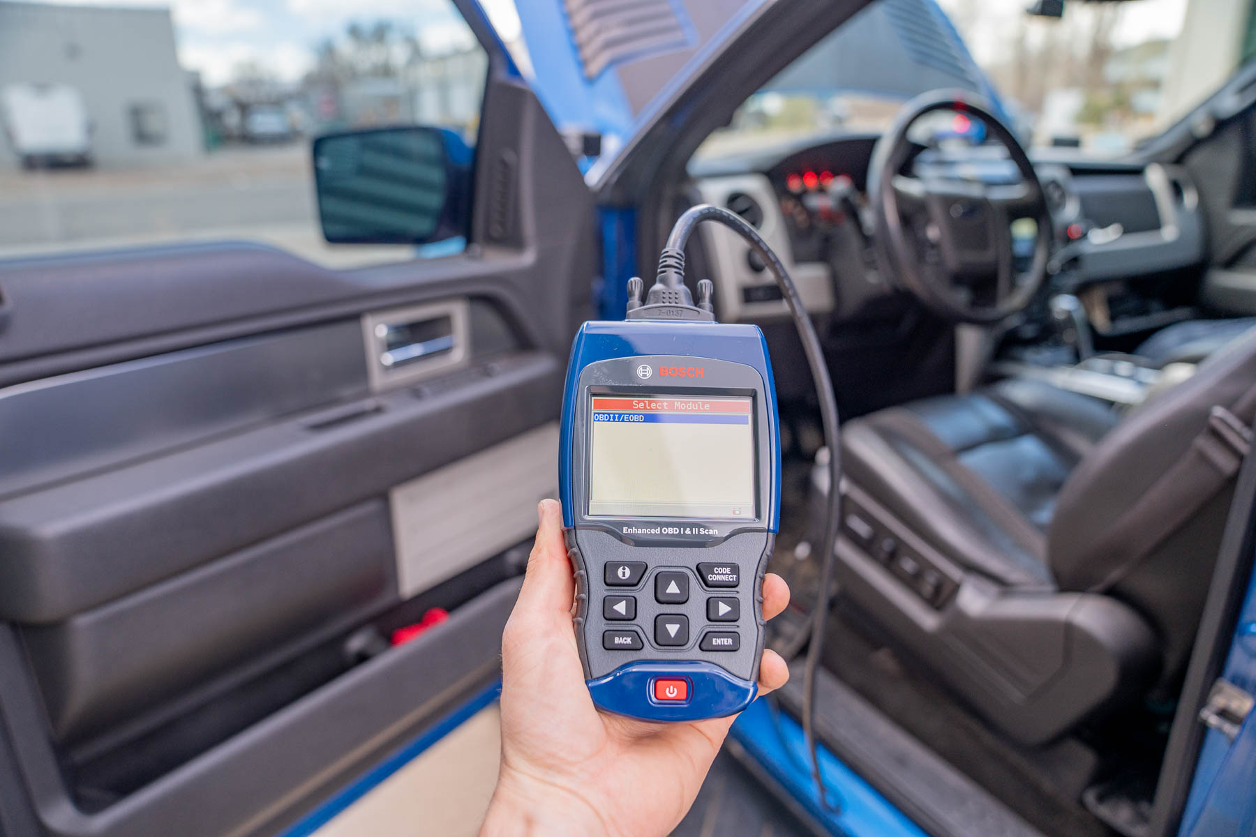 using obd2 scanner on ford f150