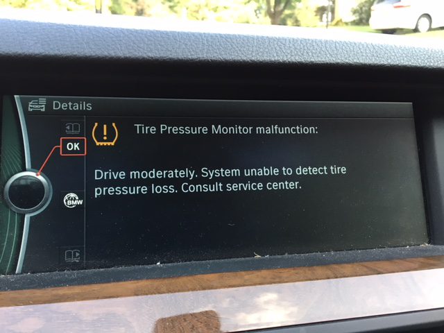 bmw tpm malfunction