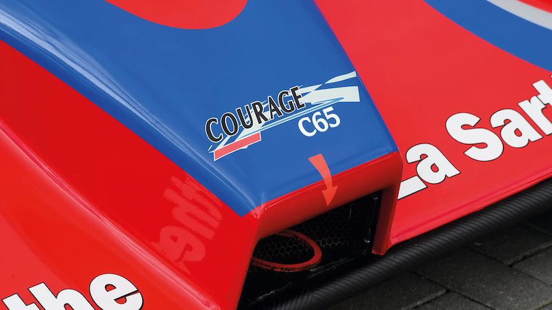 courage lmp2 car