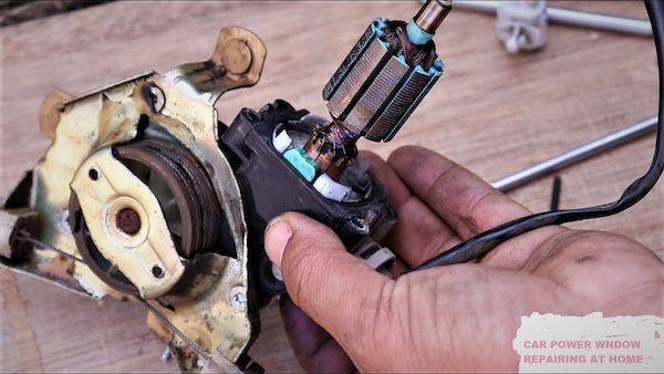 damaged car window motor