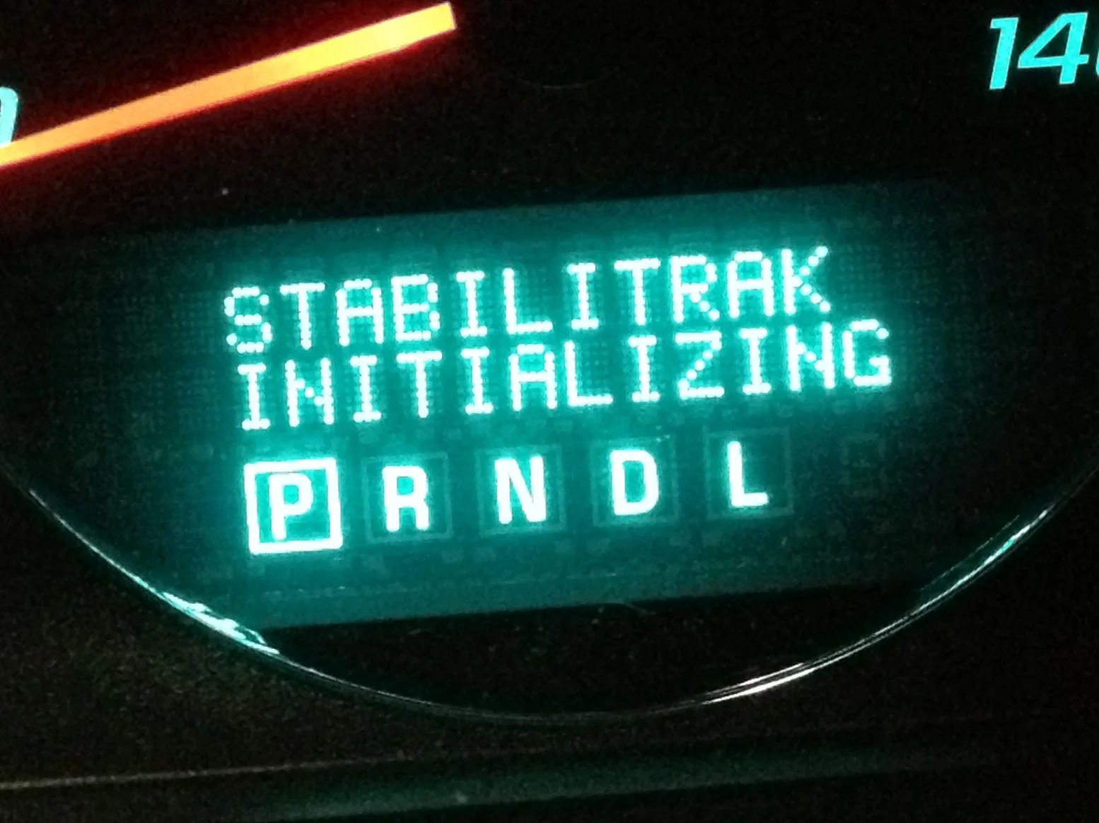 chevy impala service stabilitrak message