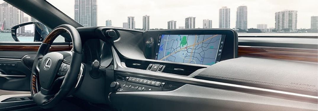 modern lexus dashboard
