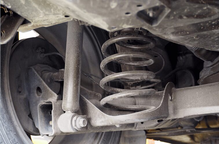 car shock absorber and spring