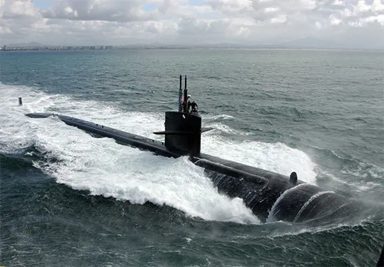 mechanically powered submarine