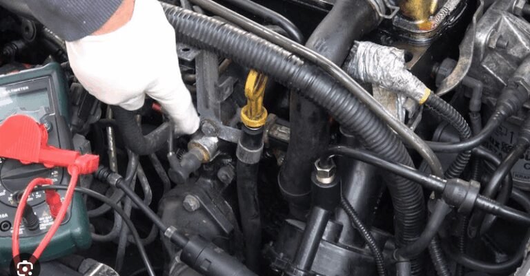 location of the coolant temperature sensor