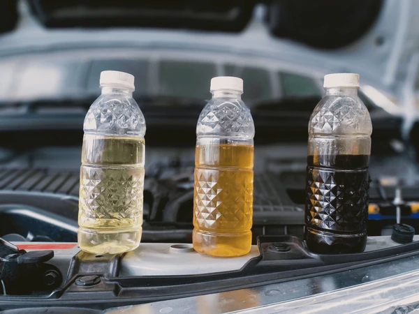 three conditions brake fluid color