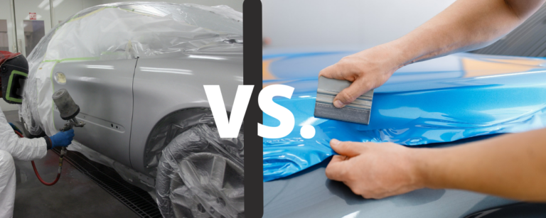 vehicle wrap vs paint