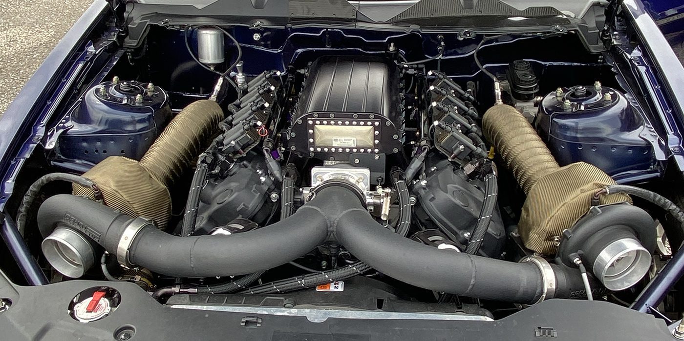twin turbo 5.0l coyote engine