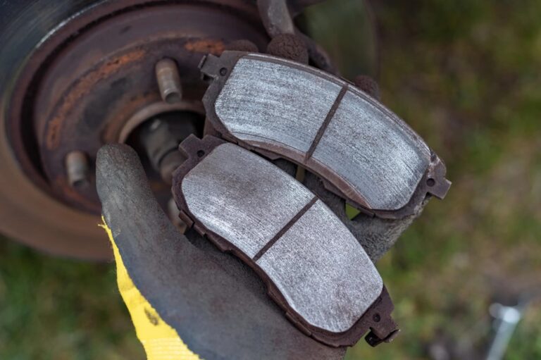 worn brake pads