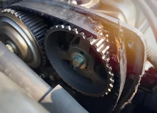 broken timing belt