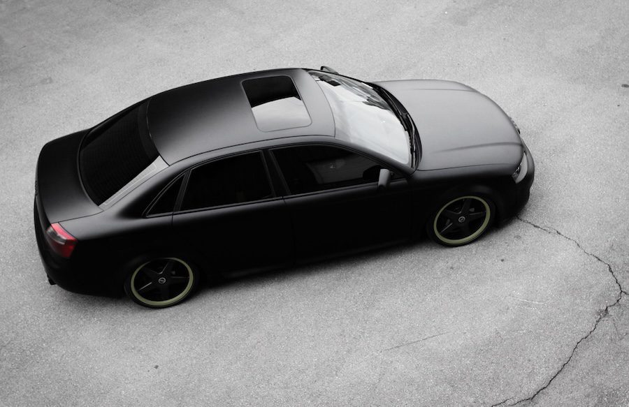 satin black car paint